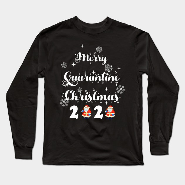 merry quarantine christmas Long Sleeve T-Shirt by Ghani Store